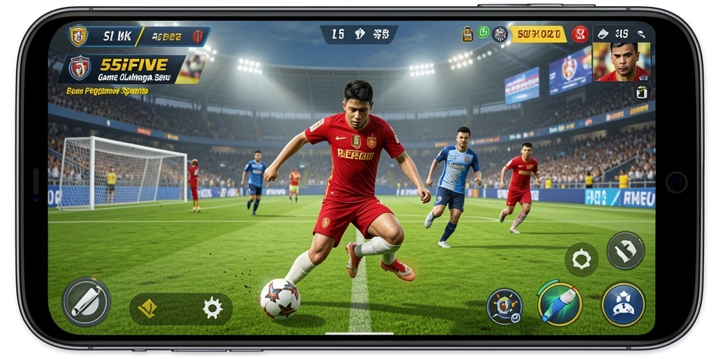 Tampilan gameplay 55FIVE yang seru dan kompetitif.