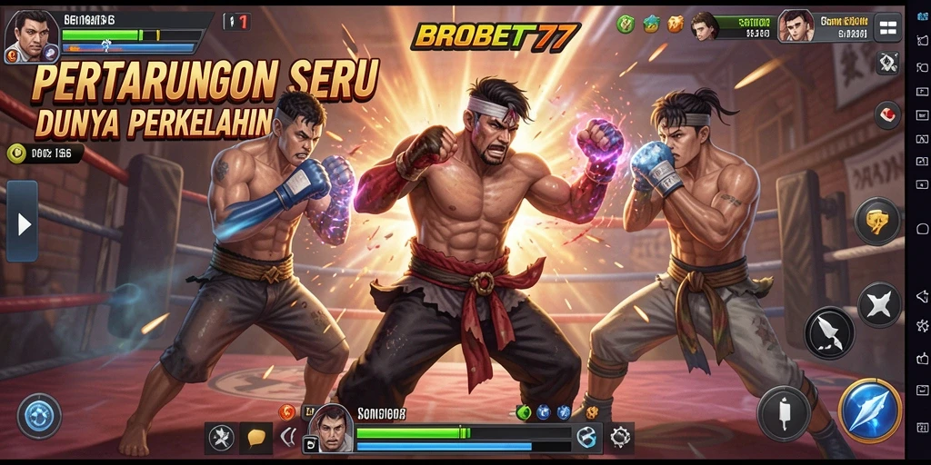 Gameplay seru dengan pertarungan karakter yang mendebarkan di BROBET77.