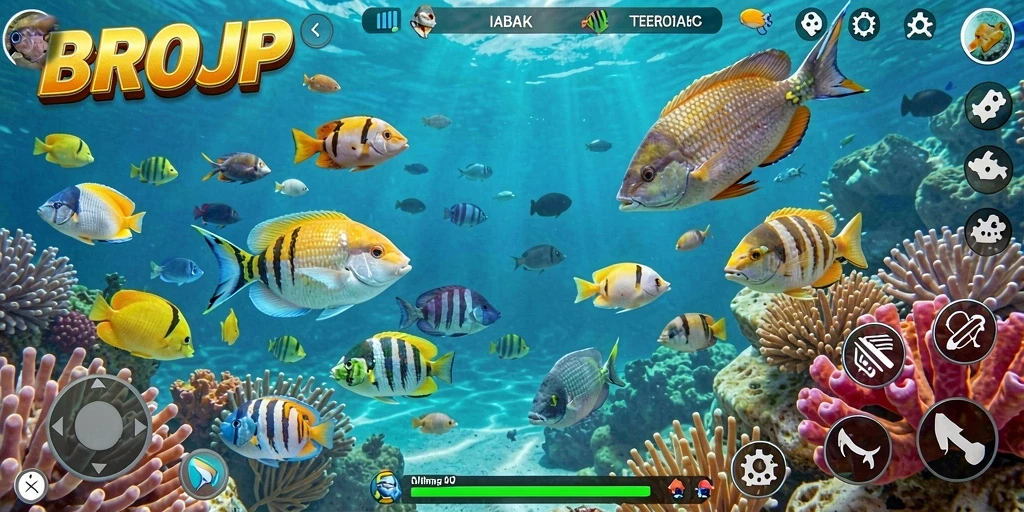 Tampilan seru saat menangkap ikan dalam BROJP.