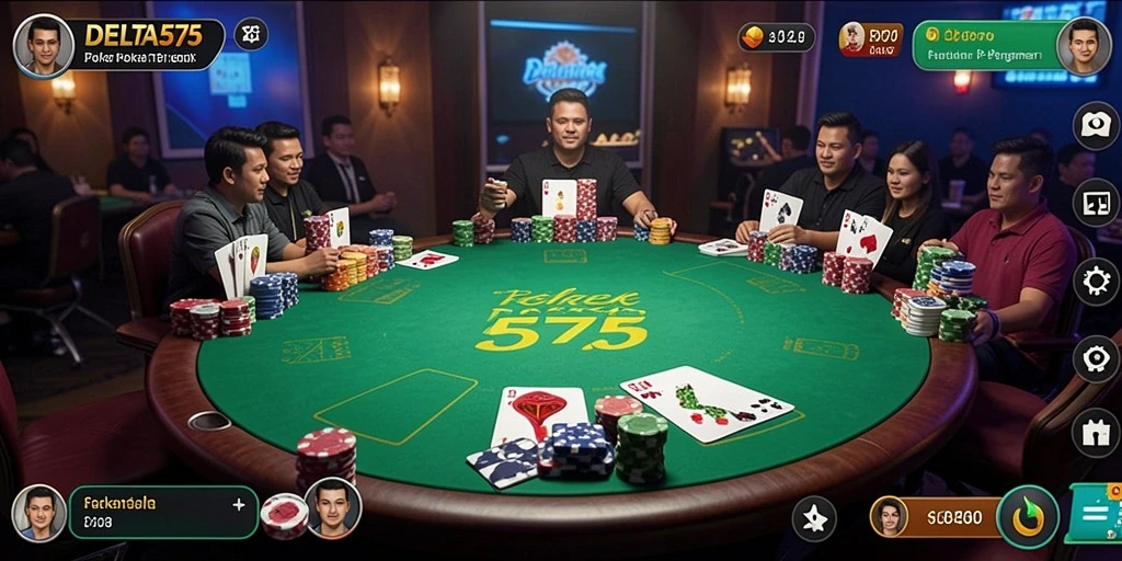 Tampilan gameplay seru dan menantang di DELTA575.