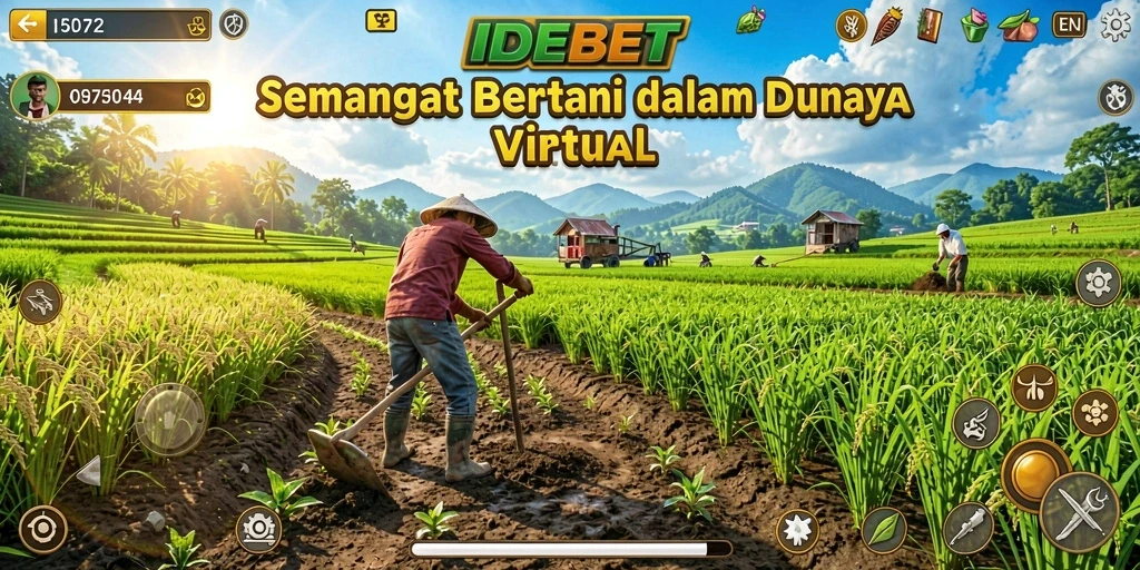 Gambaran gameplay seru di dunia pertanian IDEBET.