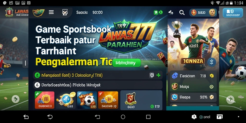 Tangkapan layar utama LAWAS777 menampilkan antarmuka taruhan yang dinamis.