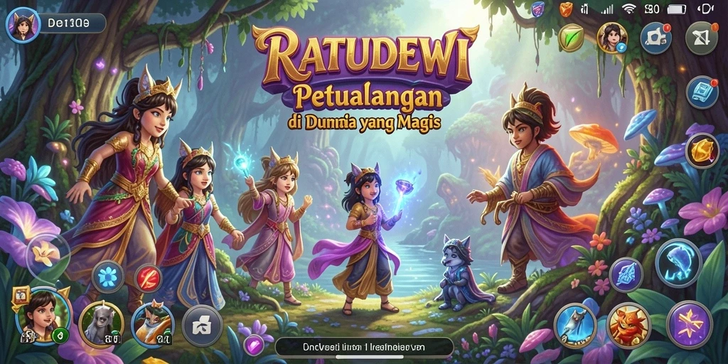 Tampilan gameplay seru dan penuh petualangan di RATUDEWI.