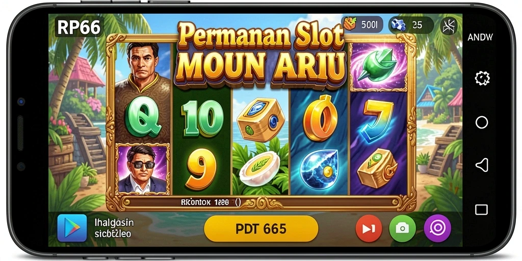 Tampilan gameplay Slot RP66 yang menarik dan penuh warna.