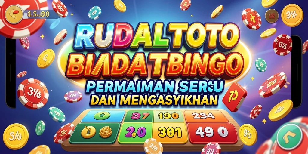 Screenshot gameplay RUDALTOTO yang menunjukkan suasana Bingo yang seru.
