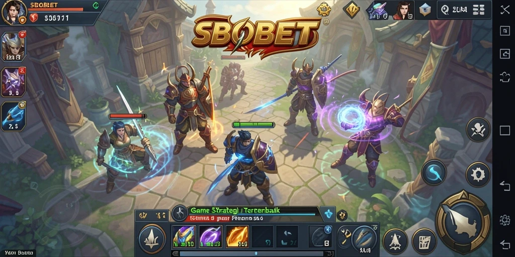 Tampilan gameplay strategis dari SBOBET yang mendebarkan.
