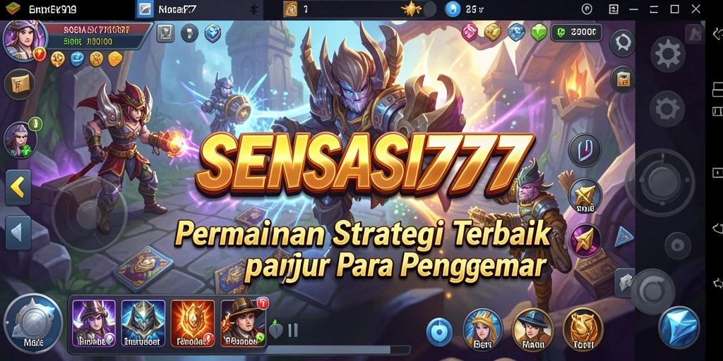 Tampilan menarik gameplay SENSASI777 dengan aksi strategi.