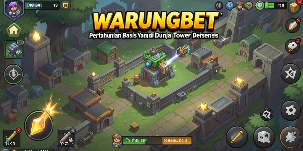 Gameplay Tower Defense yang mendebarkan di WARUNGBET.