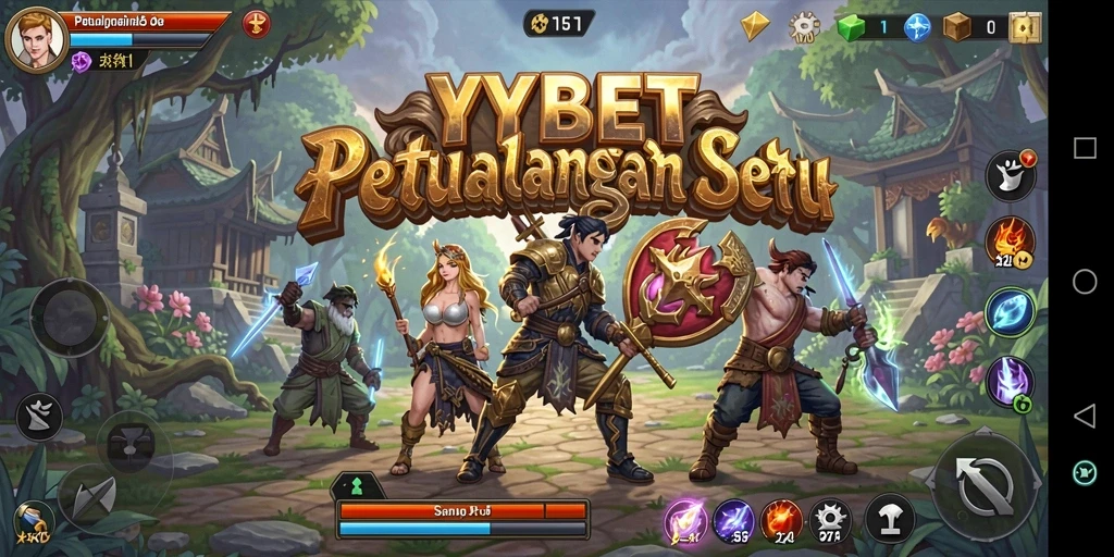 Screenshot gameplay YYBET yang menampilkan pertarungan seru dan karakter unik.